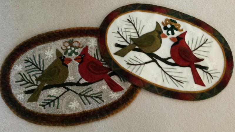 Bird House Mug Rug Kit - Wool Applique - 398633